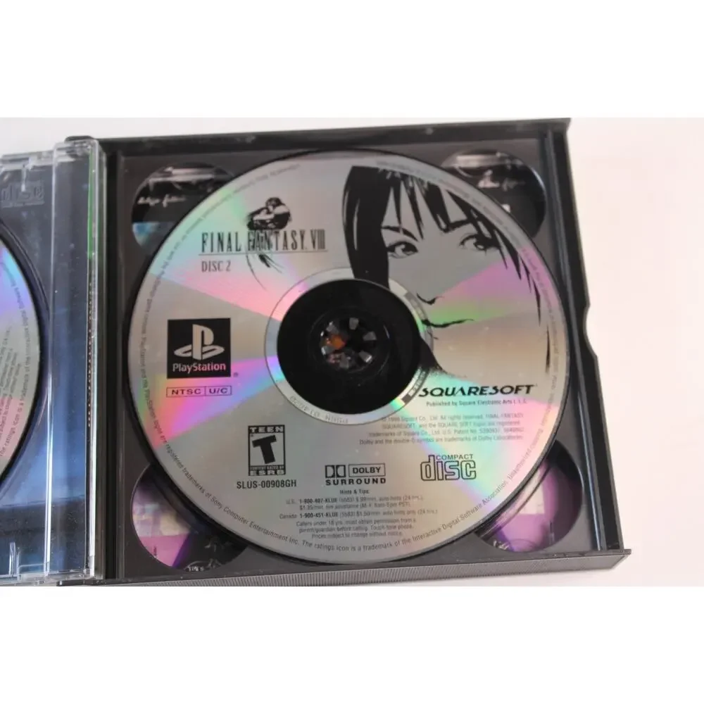 Final Fantasy VIII Greatest Hits (Sony PlayStation 1, PS1) Authentic, Tested